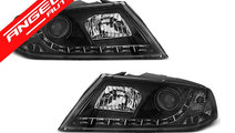 Faruri LED SKODA OCTAVIA 2 2004-2008 Black