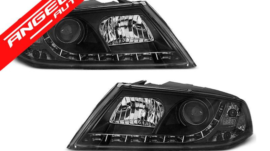 Faruri LED Skoda Octavia 2 2004-2008 Negru Xenon