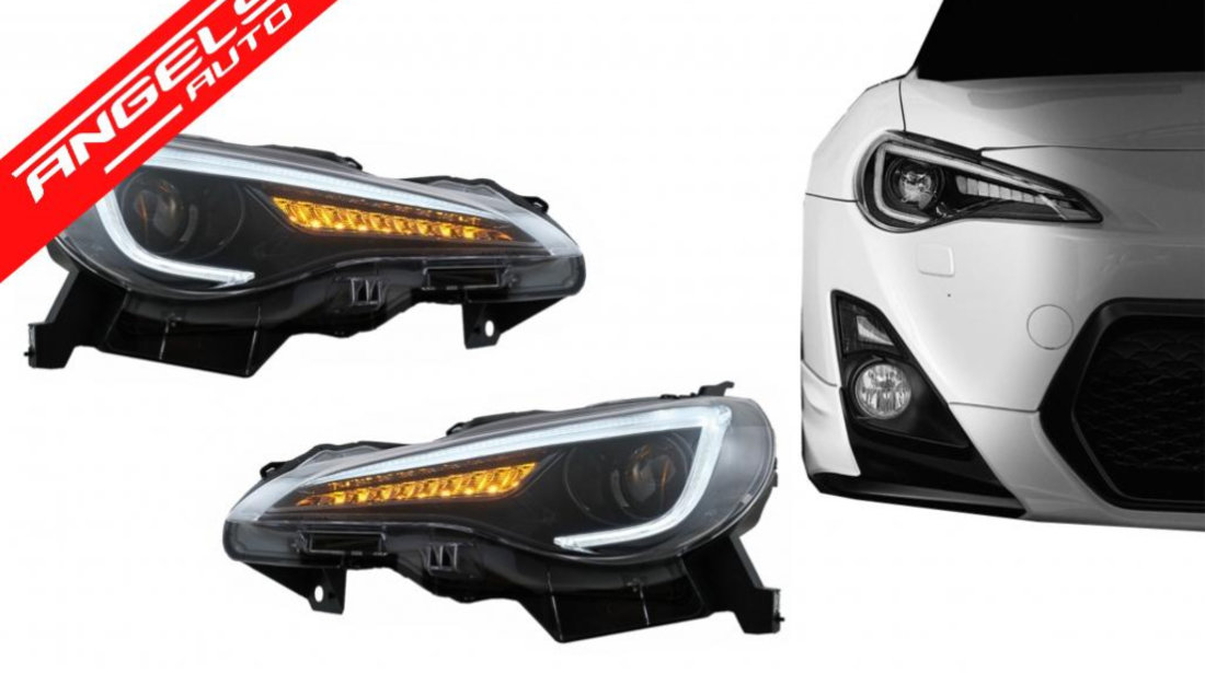 Faruri LED Toyota 86 2012-2019 Subaru BRZ 2012-2018 Semnal Dinamic