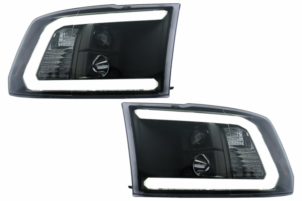 Faruri LED Tube Light compatibile cu Dodge RAM IV (2009-2018) Negru HLDORAMBLED