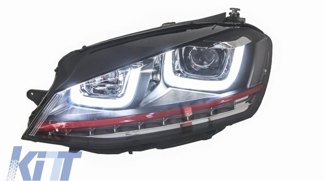 Faruri LED Volkswagen Golf 7 2012-up R20 GTI Design Semnal LED