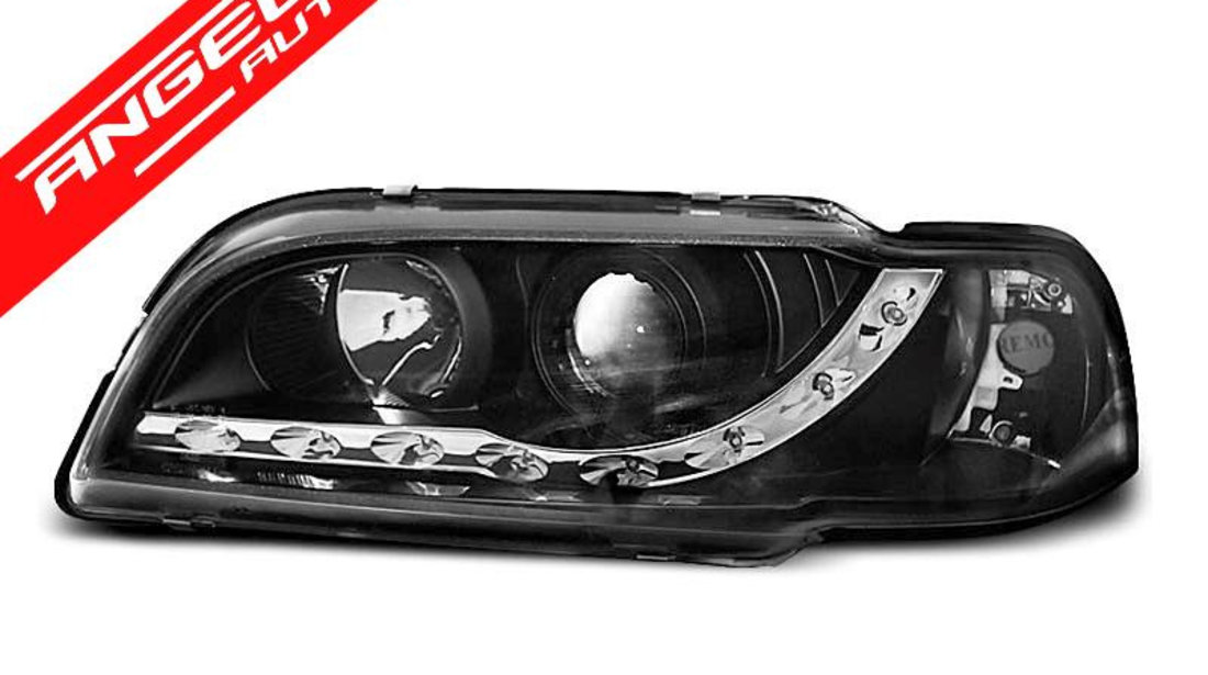 Faruri LED Volvo S40 V40 1996-2000 Negru