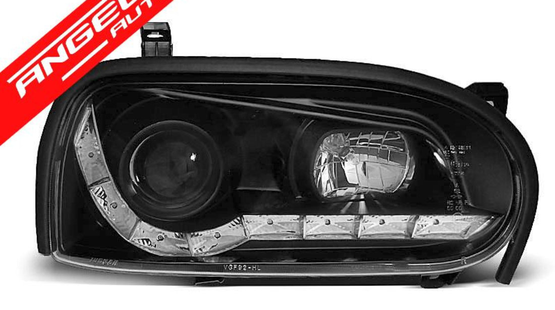 Faruri LED VW GOLF 3 Black Design