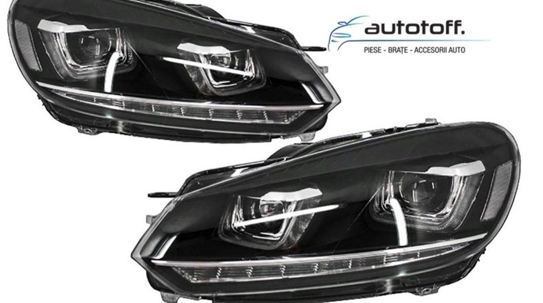 Faruri LED VW Golf 6 (2008-2012) U Design