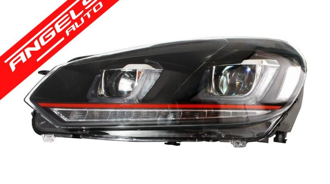 Faruri LED VW Golf 6 VI (2008-up) Golf 7 U Look GTI Semnal LED Dinamic