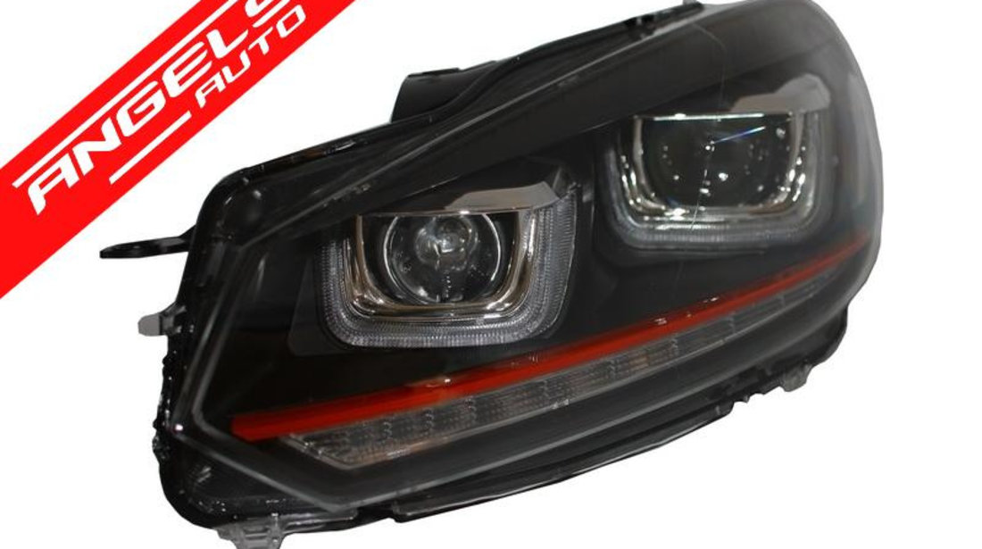 Faruri LED VW Golf 6 VI (2008-up) Golf 7 U Look GTI Semnal LED Dinamic