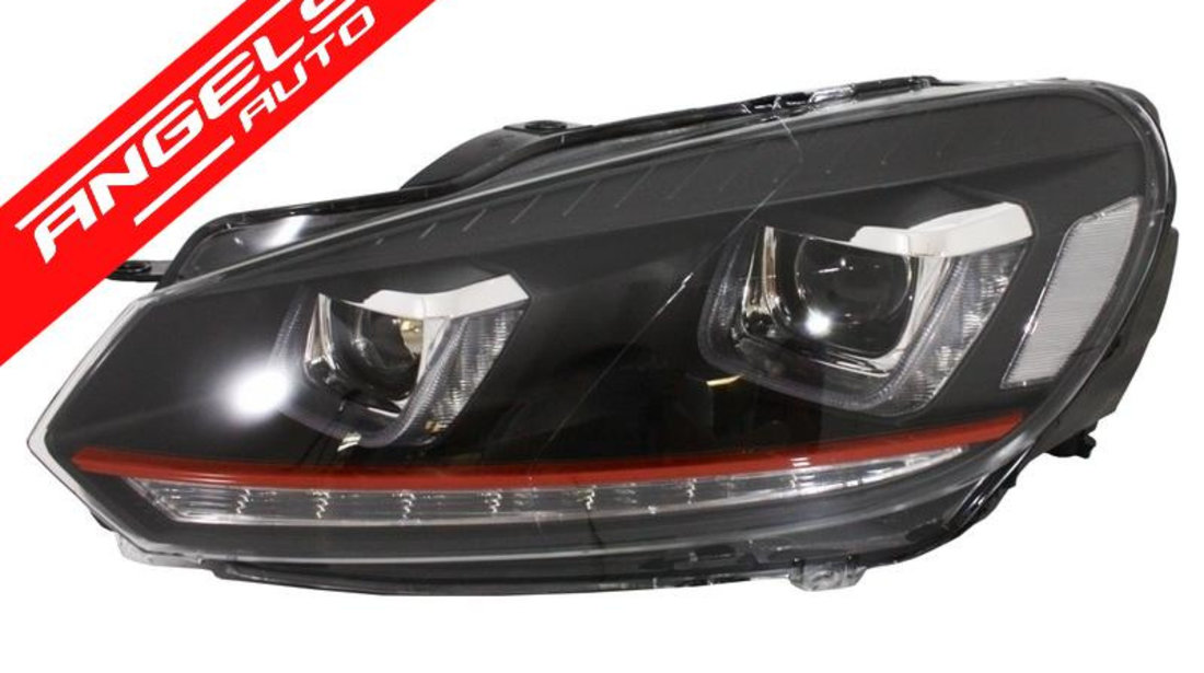 Faruri LED VW Golf 6 VI (2008-up) Golf 7 U Look GTI Semnal LED Dinamic