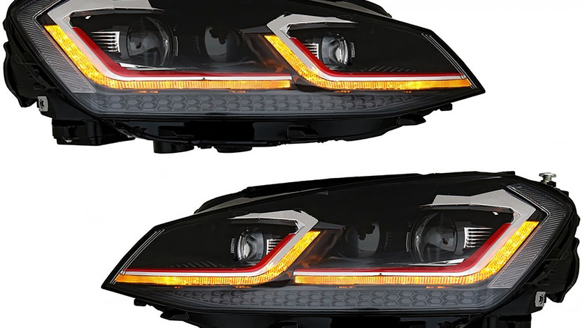Faruri LED VW Golf 7 (12-17) Facelift G7.5 GTI Design