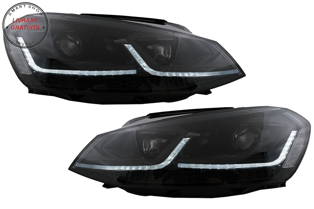 Faruri LED VW Golf 7 VII (2012-2017) Facelift G7.5 Design cu Semnal Dinamic- livrare gratuita