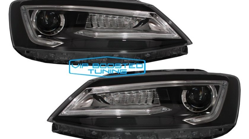 Faruri LED VW Jetta Mk6 VI Non GLI (2011-2017) Semnal led Dinamic Secvential