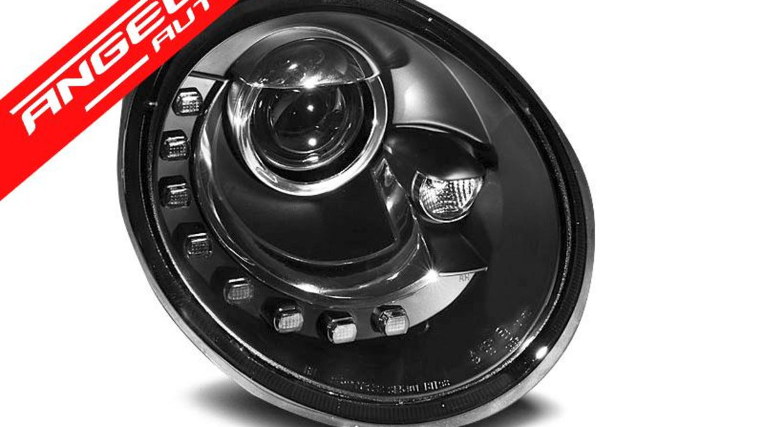 Faruri LED VW NEW BEETLE 1998-2005 Negru