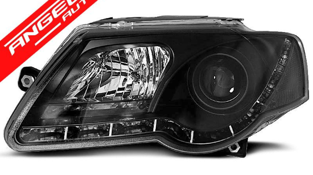 Faruri LED VW Passat 3C 2005-2010 Interior Negru