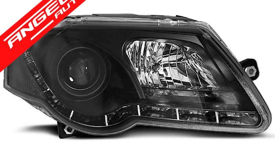 Faruri LED VW Passat 3C 2005-2010 Interior Negru