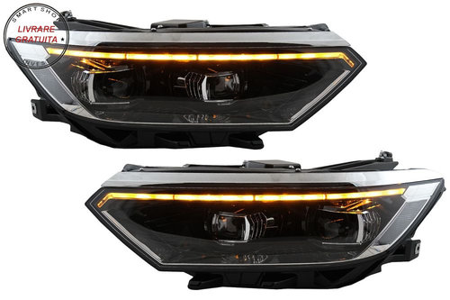 Faruri LED VW Passat B8 3G Facelift (2016-2019) 2020 Look cu Semnal Dinamic