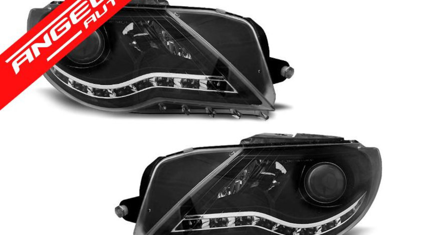 Faruri LED VW Passat CC 2008-2012 Negru