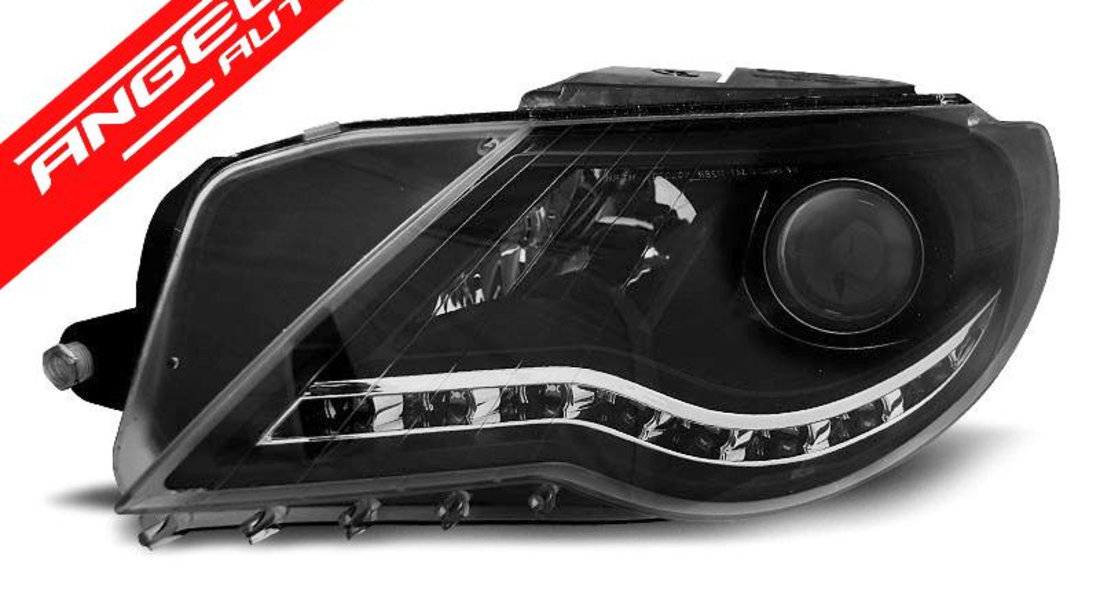 Faruri LED VW Passat CC 2008-2012 Negru