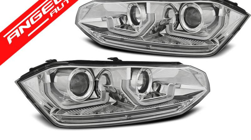 Faruri LED VW Polo 6 2017-UP LED Crom