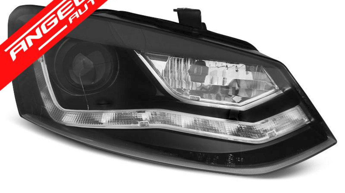 Faruri LED VW POLO 6R 2009-2014 Black