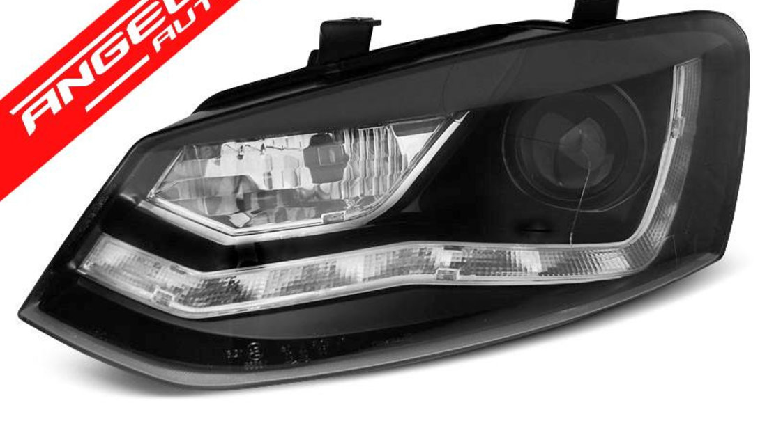 Faruri LED VW POLO 6R 2009-2014 Black