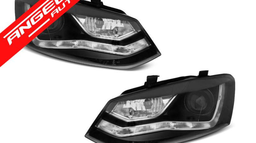 Faruri LED VW POLO 6R 2009-2014 Black