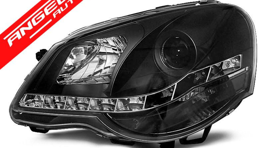 Faruri LED VW POLO 9N3 2005-2009 Black Model