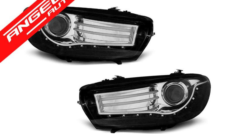 Faruri Led VW SCIROCCO 2008-2014 Black