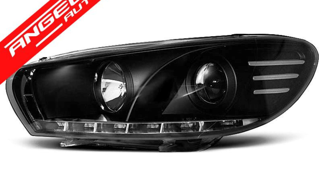 Faruri LED VW Scirocco 2008-2014 Interior Negru