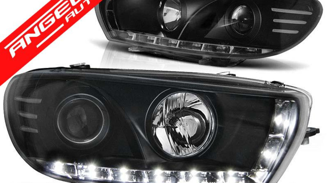 Faruri LED VW Scirocco 2008-2014 Interior Negru