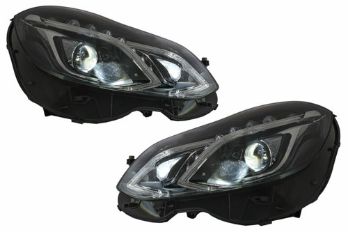 Faruri LED Xenon compatibil cu Mercedes E-Class W212 (2013-2016) Facelift Design HLMBW212FL