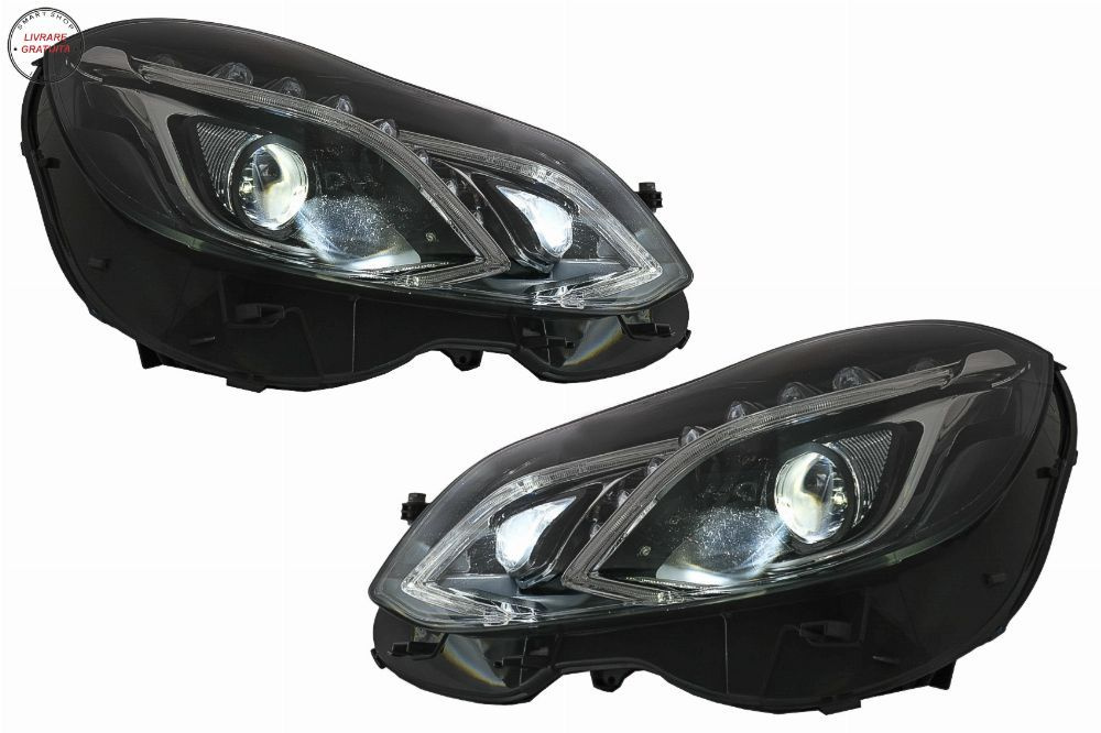 Faruri LED Xenon Mercedes E-Class W212 (2013-2016) Facelift Design