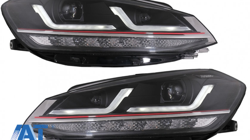Faruri LEDriving Osram Full LED compatibil cu VW Golf 7.5 VII Facelift (2017-2020) GTI pentru halogen cu Semnal Dinamic