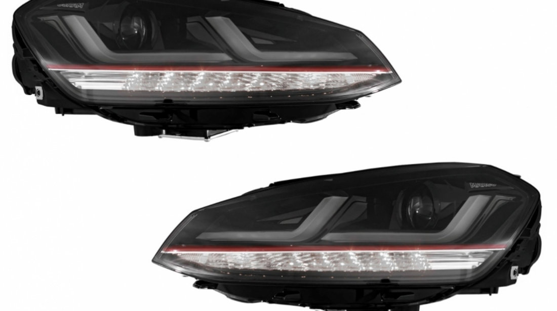 Faruri LEDriving Osram Full LED compatibil cu VW Golf 7 VII (2012-2017) Rosu GTI pentru Faruri Xenon si Pozitie Halogen LEDHL104-GTI