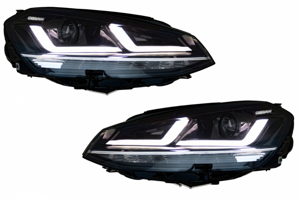 Faruri LEDriving Osram Full LED compatibil cu VW Golf 7 VII (2012-2017) Crom pentru Faruri Xenon si Pozitie Halogen LEDHL104-CM