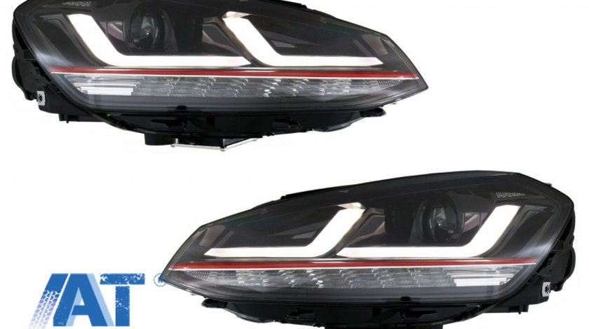 Faruri LEDriving Osram Full LED compatibil cu VW Golf 7 VII (2012-2017) Rosu GTI pentru Faruri Xenon si Pozitie Halogen