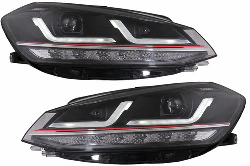 Faruri LEDriving Osram Full LED compatibil cu VW Golf 7.5 VII Facelift (2017-2020) GTI pentru haloge...