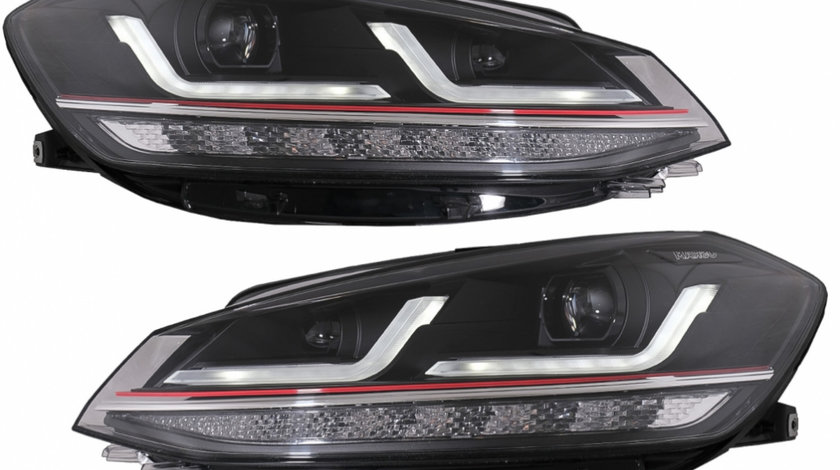 Faruri LEDriving Osram Full LED compatibil cu VW Golf 7.5 VII Facelift (2017-2020) GTI pentru halogen cu Semnal Dinamic LEDHL109-GTI