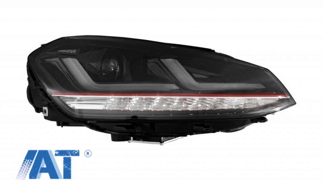 Faruri LEDriving Osram Full LED compatibil cu VW Golf 7 VII (2012-2017) Rosu GTI pentru Faruri Xenon si Pozitie Halogen