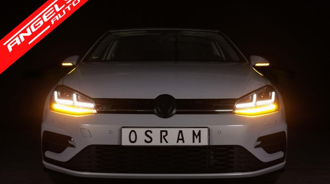 Faruri LEDriving Osram VW Golf 7.5 Facelift 2017+ cu Semnal Dinamic
