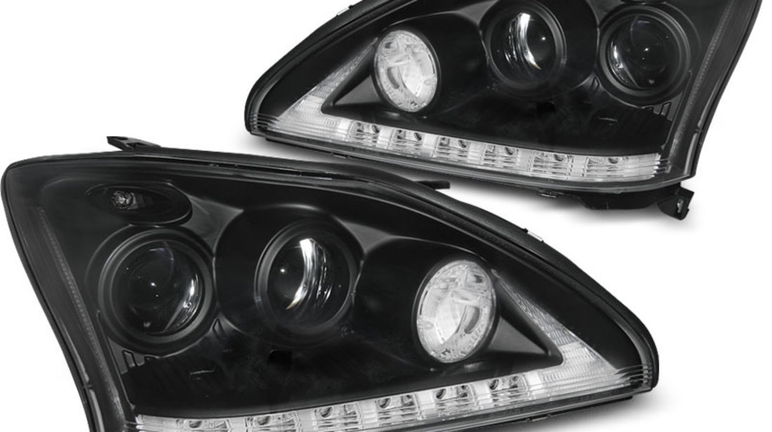 Faruri Lexus 330 / 350 200-2008 Tube Light Negru