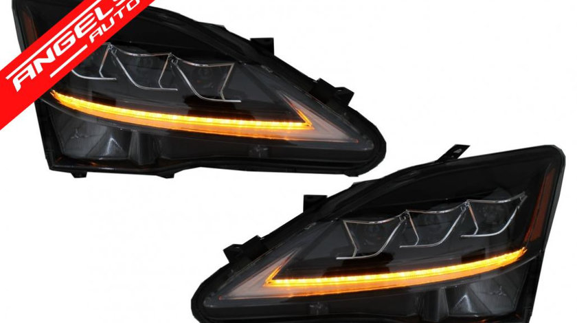 Faruri LEXUS XE20 (2006-2013) Fundal Negru Full LED Semnal Dinamic