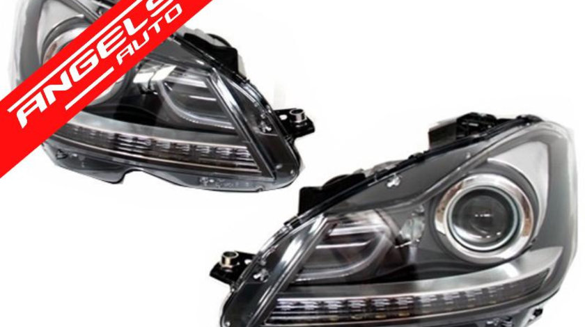 Faruri Mercedes C-Class W204 Facelift (2007-2012) Xenon din Fabrica