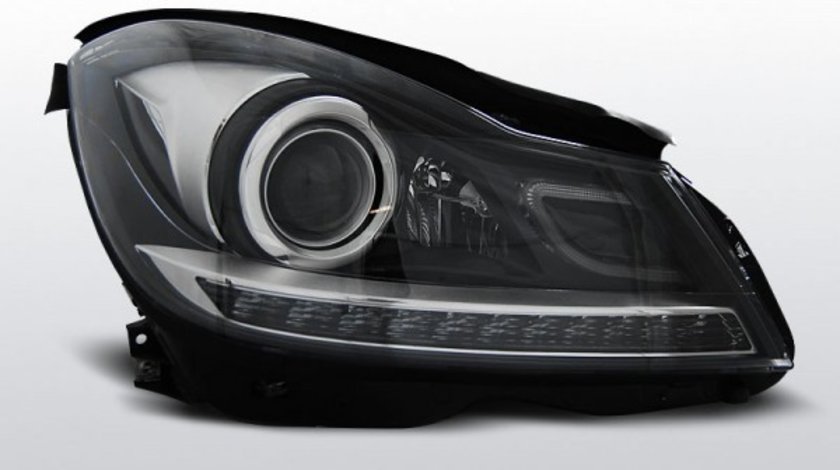 Faruri Mercedes W204 dupa 2011- Negru