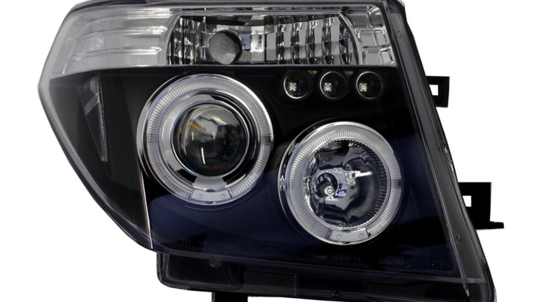 Faruri Nissan Navara D40 (2004-2009) Pathfinder 05-08 Angel Eyes Negre