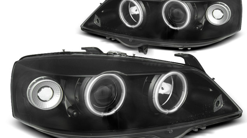 Faruri OPEL ASTRA G 1997-2004 Angel eyes CCFL Negru