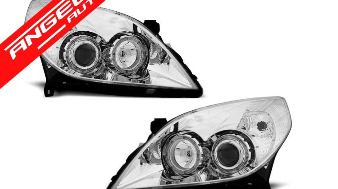 Faruri OPEL VECTRA C 09.05-08 ANGEL EYES CHROME