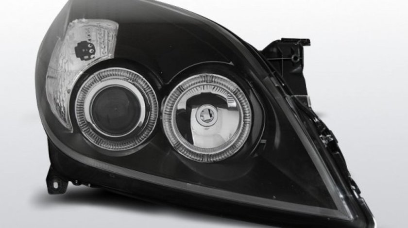 Faruri OPEL VECTRA C 09.05-08 ANGEL EYES Negru