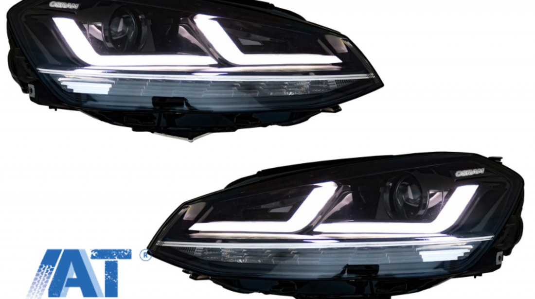 Faruri Osram Full LED compatibil cu VW Golf 7 VII (2012-2017) Crom LEDriving