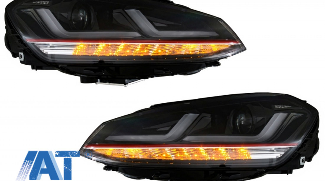 Faruri Osram Full LED compatibil cu VW Golf 7 VII (2012-2017) Rosu GTI LEDriving penrtu Halogen