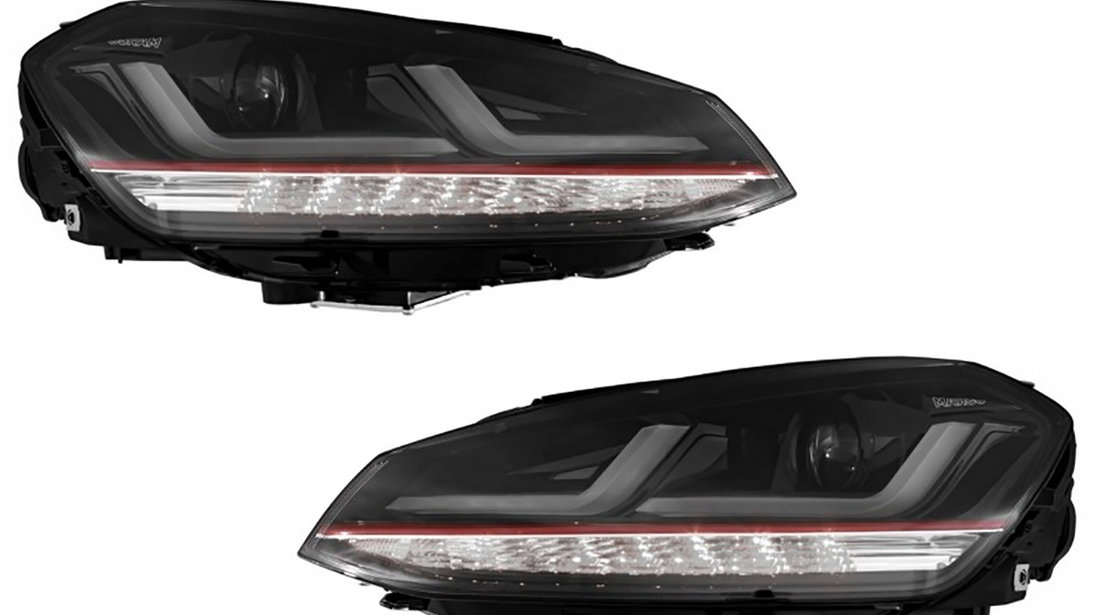 Faruri Osram Full LED compatibile cu VW Golf 7 (12-17) Red