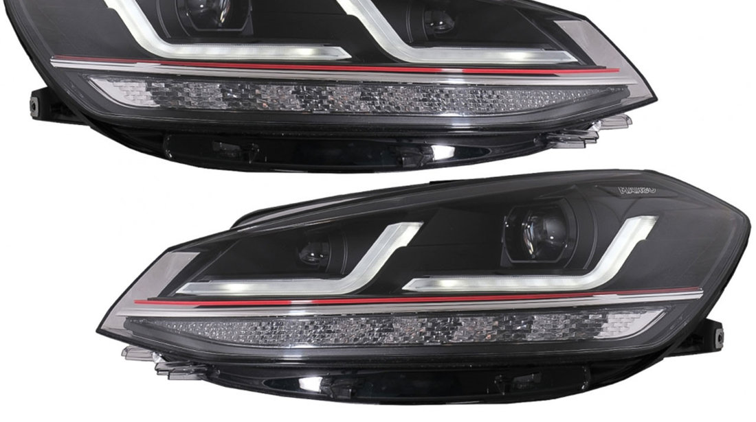 Faruri Osram Full LED compatibile cu VW Golf 7.5 (17-20) Red Design